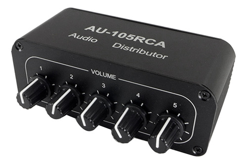 De Distribuidor De Áudio De 5 Canais, Mixer De Áudio Estéreo