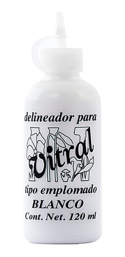 Delineador Para Vitral Tipo Emplomado 120ml Elegir Color