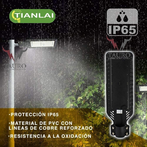 Imagen 6 de 9 de Lampara Alumbrado Publico Led 100w Suburbana Luz Blanca Ip65