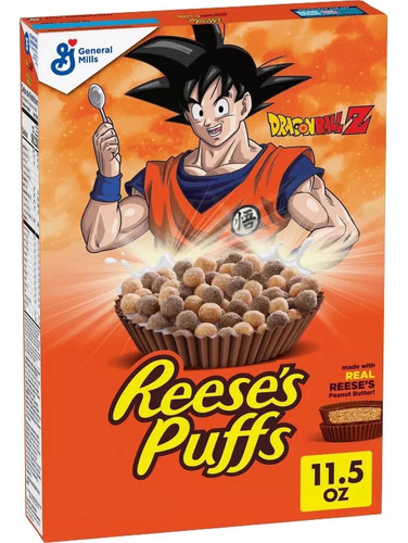 Cereal  Reeses  Edición Limitada Dragon Ball Z 326g