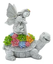 Comprar Luces Solares De Estatuas De Jardín, Escultura De Resina