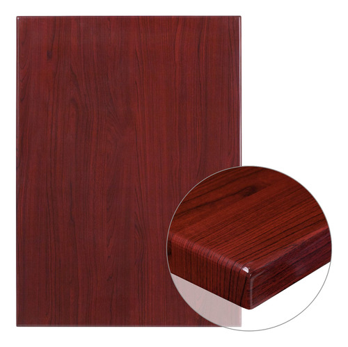 Flash Furniture - Tapa De Mesa De Resina Brillante De 30.0 X