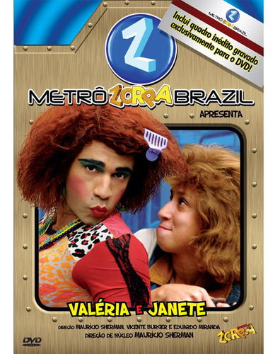Dvd Metrô Zorra Brazil - Valéria E Janete