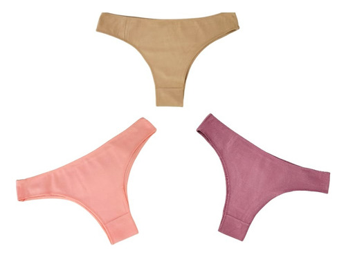 Panties Algodón Para Mujer Bragas Calzón Pantys Sexy 3 Pack