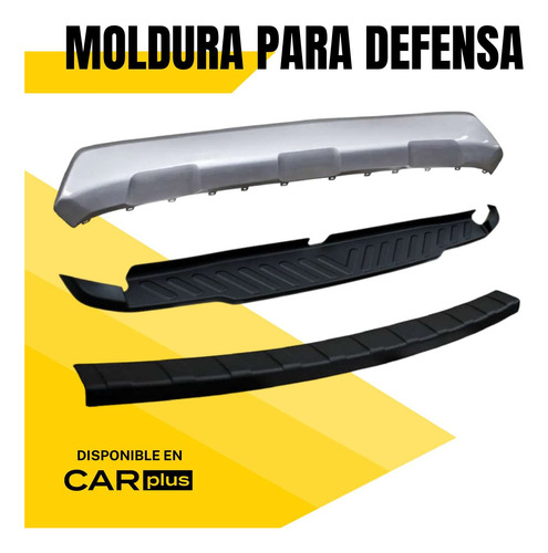 Moldura Defensa Delantera Mg Hs Plata 2021 2022 2023