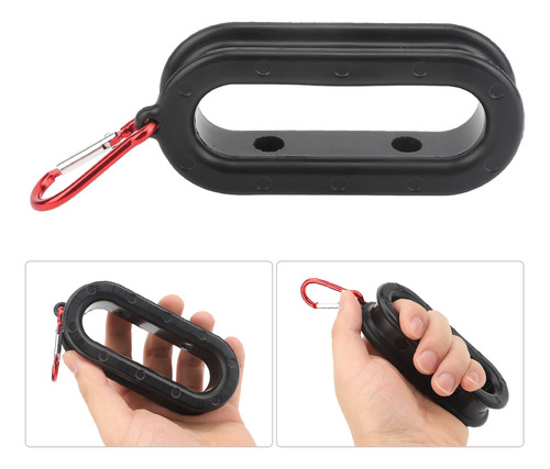 Accesorio De Pesca De Goma/aleación De Aluminio Negro Con Bo