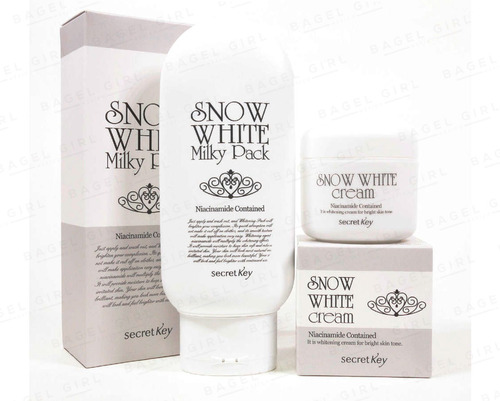 Paquete Snow White Milky Pack + Cream Aclarantes Originales