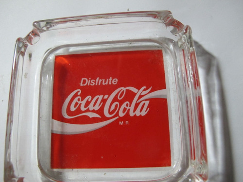 Cenicero De Vidrio Refrescos Coca Cola