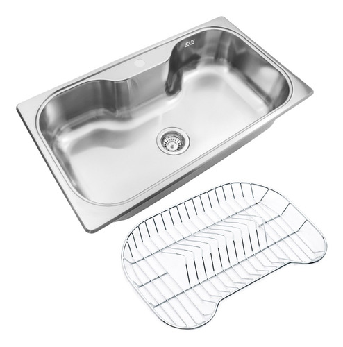 Combo Pileta De Cocina Johnson Luxor Si85a Y Secaplatos