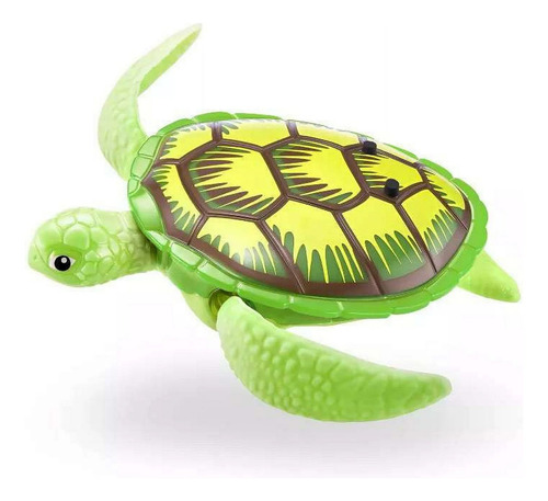 Robo Alive - Tortuga - Robo Turtle - Nada En Agua Color Verde