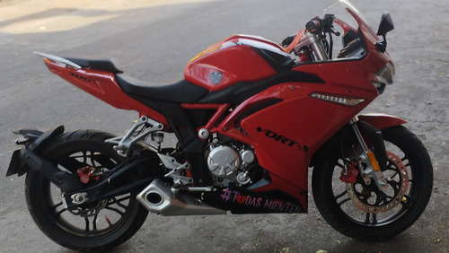 Vortex300r Roja-negro Está Al No Debe Ni Le Duele Nada