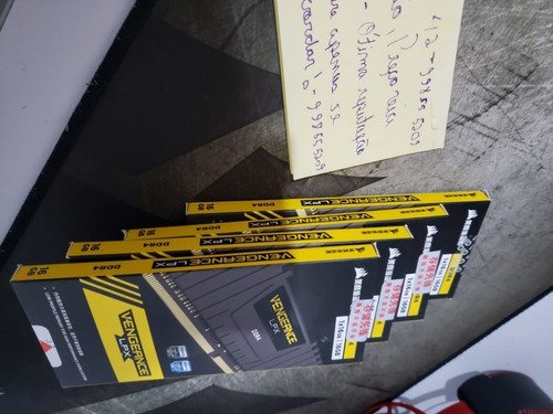Imagem 2 de 2 de 64 Gb Ram Corsair Vengance 4x16 Gb - Atenção Descrição
