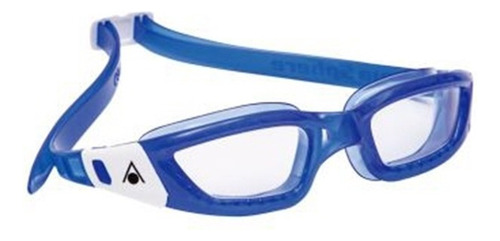 Gafas de natación Kameleon Jr Aqua Sphere, lentes transparentes, color azul/blanco