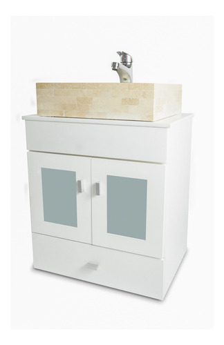 Imagen 5 de 10 de Vanitory (solo) 50cm Laqueado Colgante Puerta Cajon