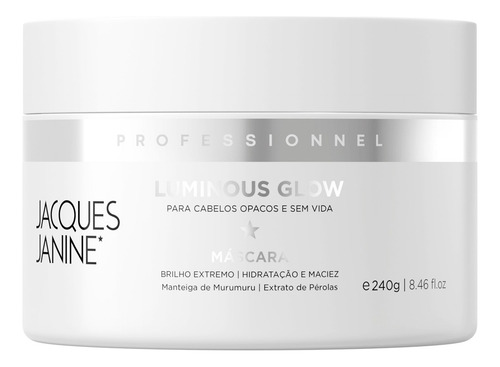 Tratamento capilar Jacques Janine Luminous Glow hidratação e nutrição
