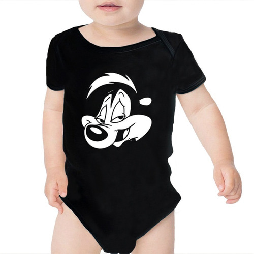 Body Infantil Slash Pepe Le Pew Gambá - 100% Algodão