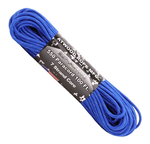 Paracord Reflectante 30mts Blue - Crt Ltda