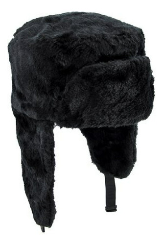 Ropa De Esquí - Dakota Dan Trooper Ear Flap Cap W-faux Fur L