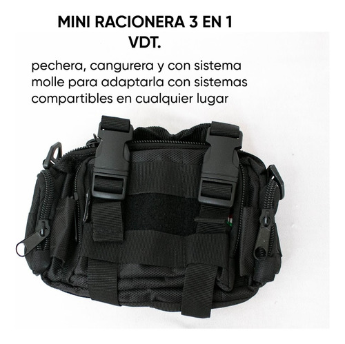 Mini Racionera 3 En 1 Marca Vdt. Tactical Gear
