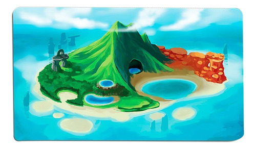 Playmat Emborrachado Tapete De Duelo Arte Insulam Yugioh Mtg