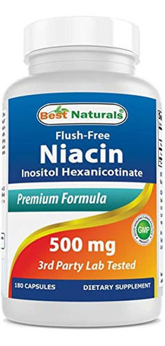 Best Naturals Niacina 500 Mg