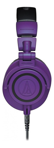 Fone de ouvido over-ear Audio-Technica M-Series ATH-M50x roxo e preto