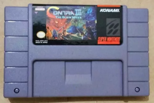 Jogo Cartucho Contra 3 Alien Wars Super Nintendo Frete Gráti