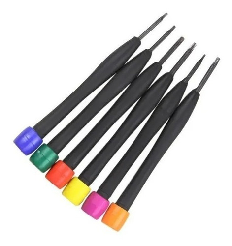 Chave Torx T5 T6 T7 T8 T9 T10 Jg Com 6 Pçs