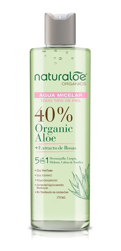 Agua Micelar Naturaloe 250ml