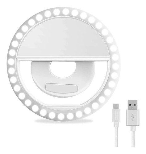 Aro De Luz Recargable Para Celular Hua Feng