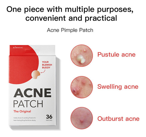 Parche Protector Para El Acné, Parches Hidrocoloides Para La