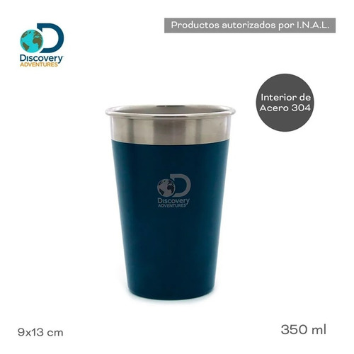Imagen 4 de 6 de Vaso Térmico Discovery Forest 350ml Acero Inoxidable
