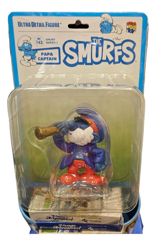 The Smurfs Los Pitufos Capitan Papa Pitufo Medicom Toy