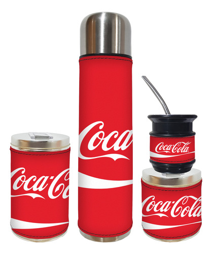 Set Matero 4 Piezas Ambty Coca Cola Excelente Calidad