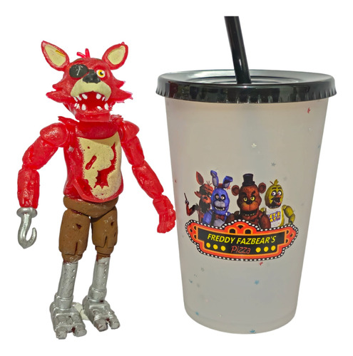 Juguete Vaso Magico & Figura Foxy Five Nights At Freddy's 