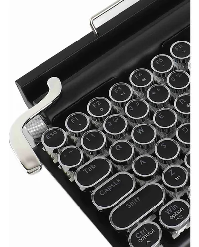 Teclado Mecánico, Máquina De Escribir Retro, 83 Teclas, Alta