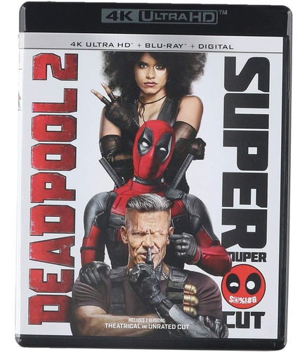 Deadpool 2 Ultra Hd 4k + Blu-ray 