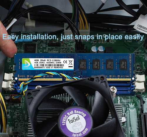 Duomeiqi Kit 8gb ( 2x 4gb ) Ram Ddr3 1600mhz Cl11 Udimm