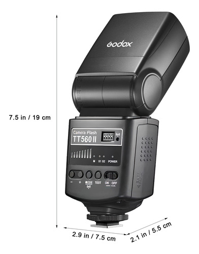 Cámara Flash Godox Tt560ii Inalámbrica Speedlite Universal