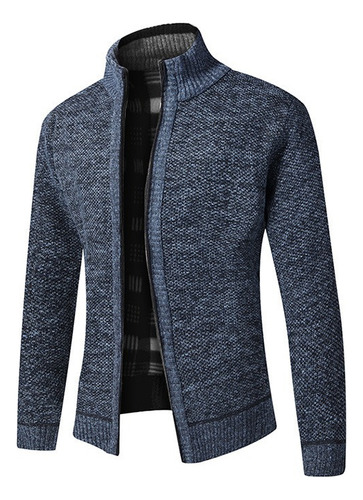 Men's Jacket Zipper Casual Cardigan Collar