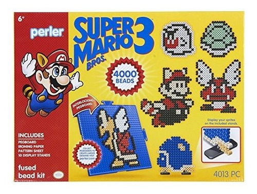 Perler Beads Super Mario Crafts Mega Activity Kit, 4013 Piez