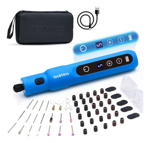 Kit De Herramientas Rotativas Inalámbricas, Carga De 5 Veloc