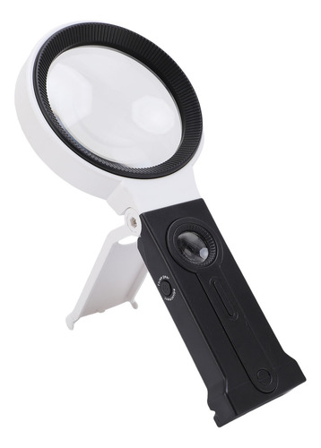 Lupa Portátil Plegable Led Con Lupa, 5 X 25 X 90 Mm