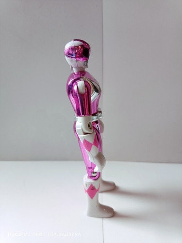 Power Rangers The Movie Pink Ranger Metalic Rosa Bandai 1995 (Usado)