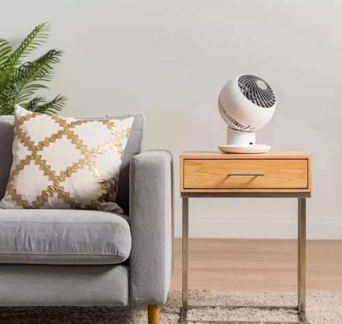 Ventilador Globo Para Mesa Giratorio Control Remoto Woozoo 21 Cm Blanco Gris