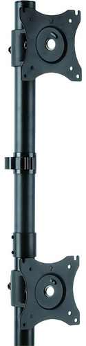 Soporte Vertical Para Monitor Dual Negro