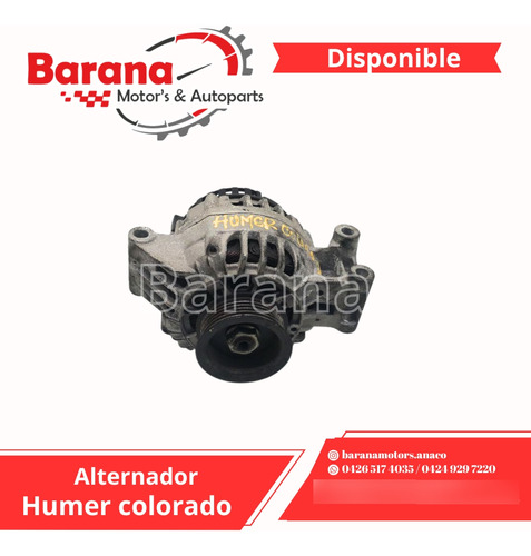 Alternador Hummer Colorado