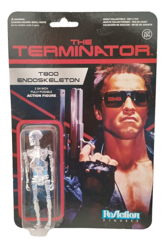 T800 Endoskeleton Terminator Funko Reaction Acabado Brillant