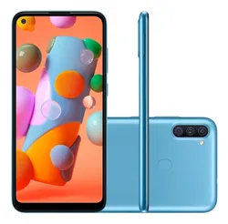 Comprar Samsung Galaxy A11 Dual Sim 64 Gb Azul 3 Gb Ram Sm-a115m/ds no Mercado Livre