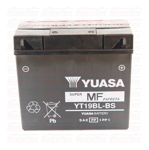 Yuasa Yt19bl-bs Batería Para Moto Bmw Gs1150 K1600gt Y Más